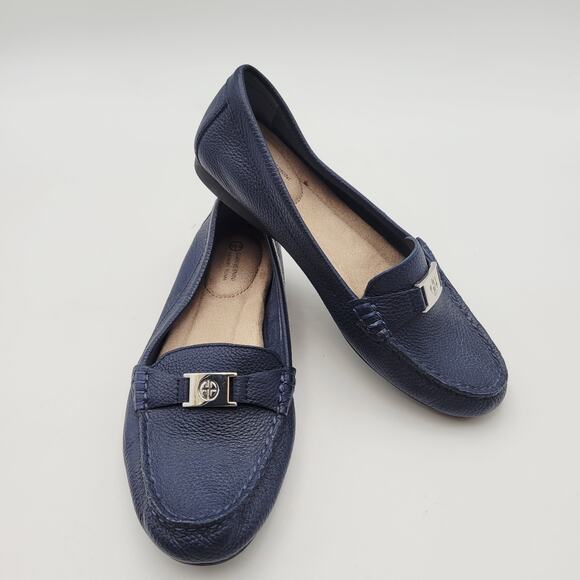 Giani Bernini Women's Dailyn Memory Foam Slip On Loafers Deep Midnight SZ 5.5 - Picture 1 of 9